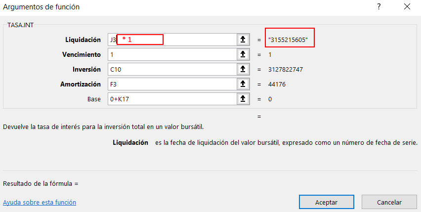 Tasa de interes