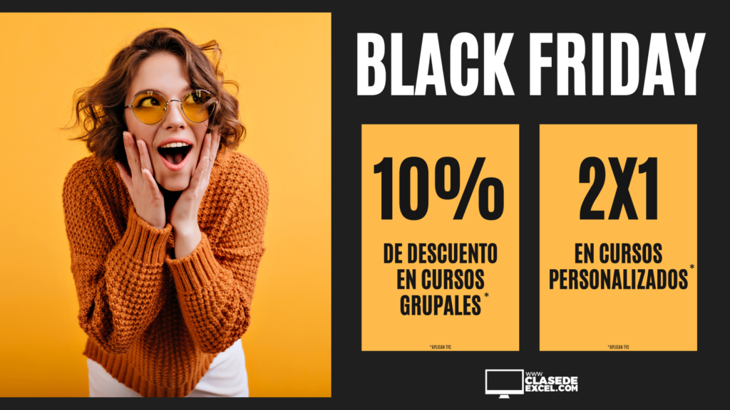 Black Friday de Clase de Excel