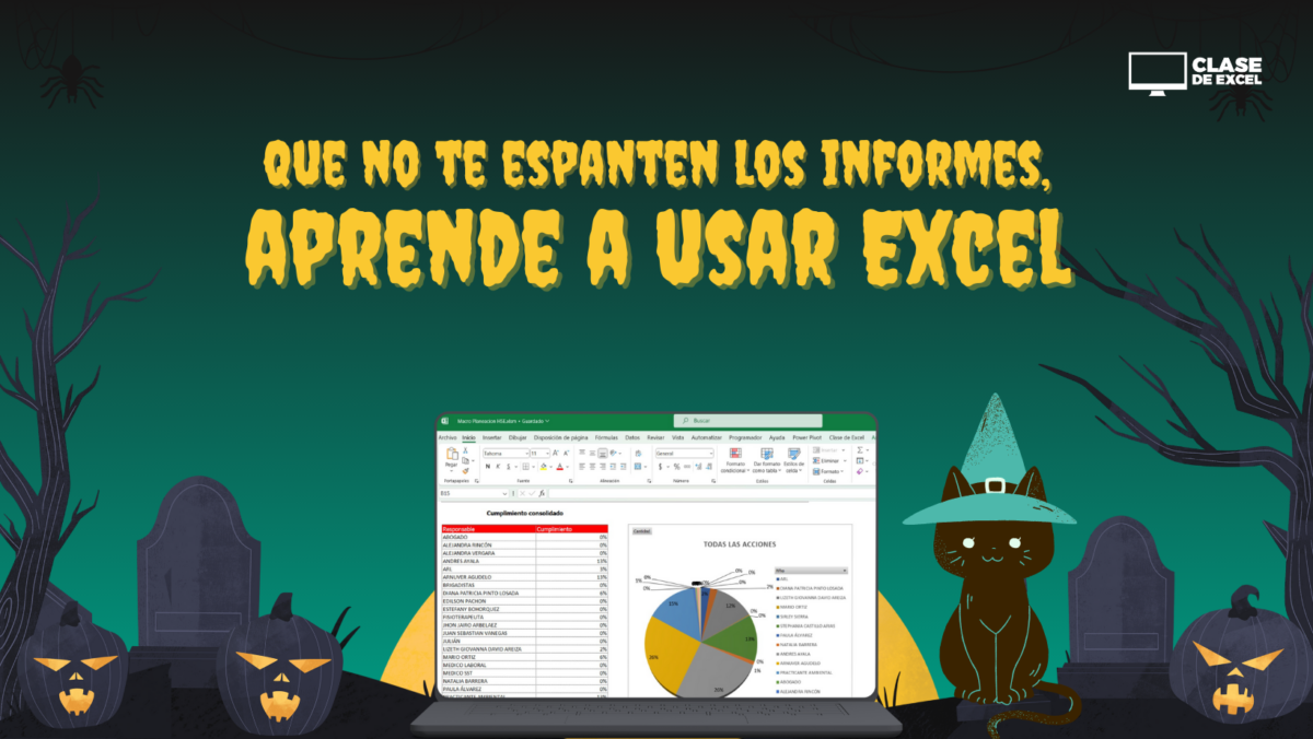 Que no te espanten los informes, aprende a usar Excel